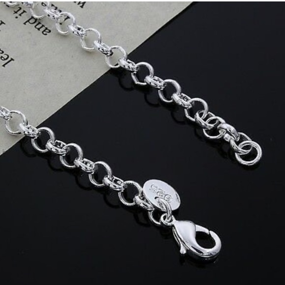 NWT 925 Solid silver Bracelet jewelry charms - Picture 3 of 4